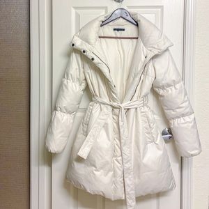 ivory Theory down puffer coat
